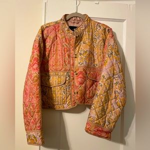 7 For All Mankind Multicolor Quilted Jacket